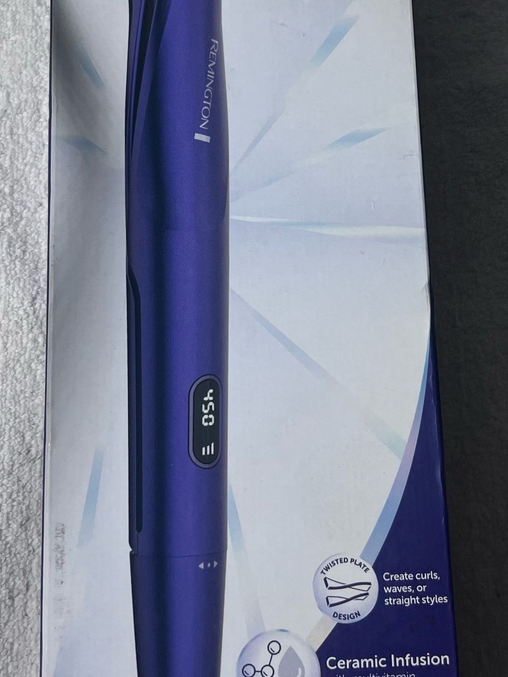 Remington Purple Ceramic Infusion Hair Styler